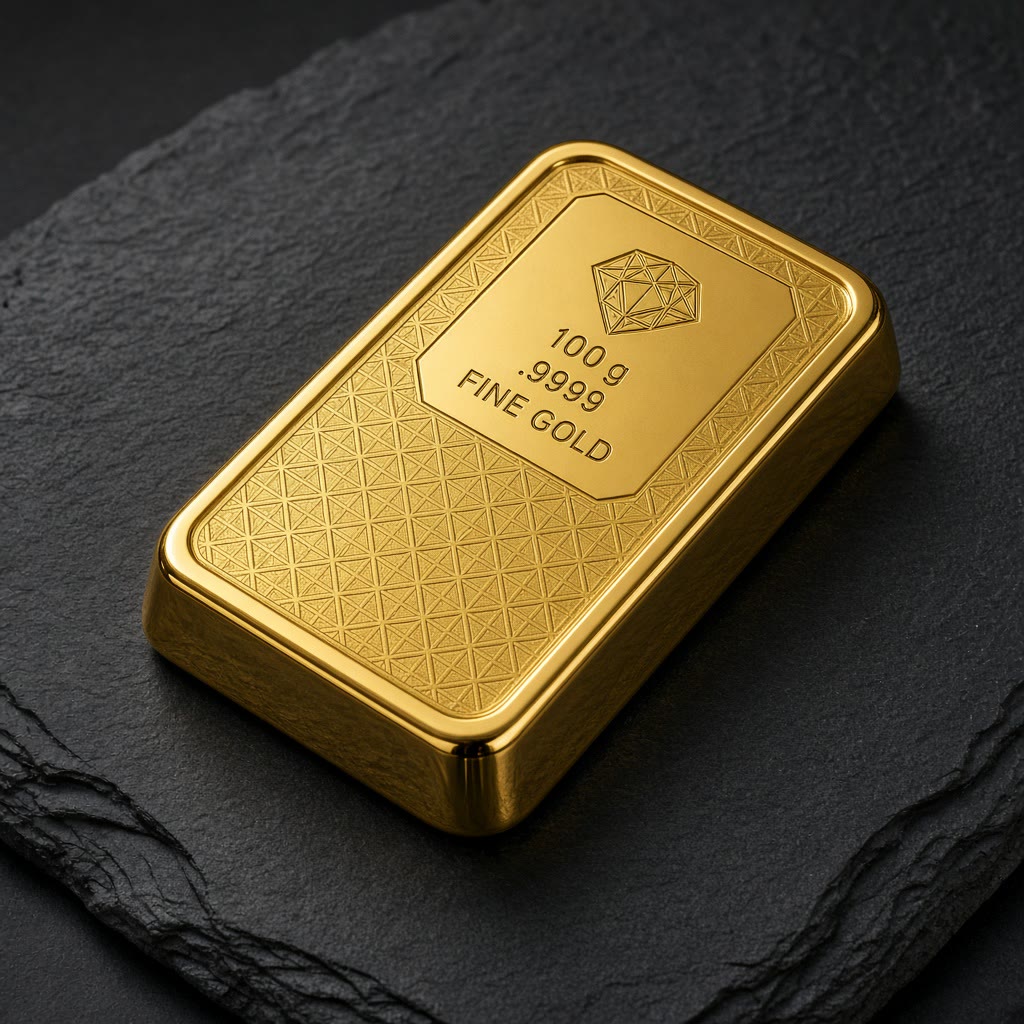 100 g Minted Gold Bar